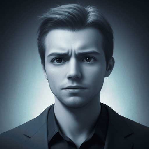 AI generated: Generate  in high resolution  an entrepreneur in existential crisis 