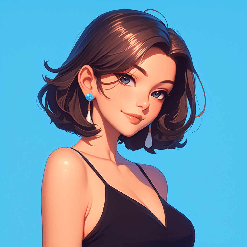 AI generated: the cartoon Silk stockings , sticker style, game icon, best quality