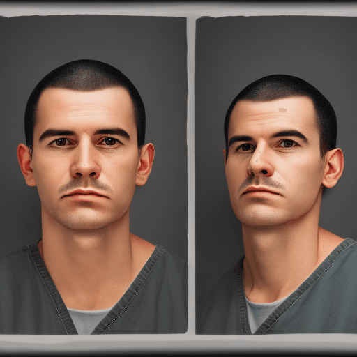 AI generated: generate another image of another inmate. Make sure it is a headshot