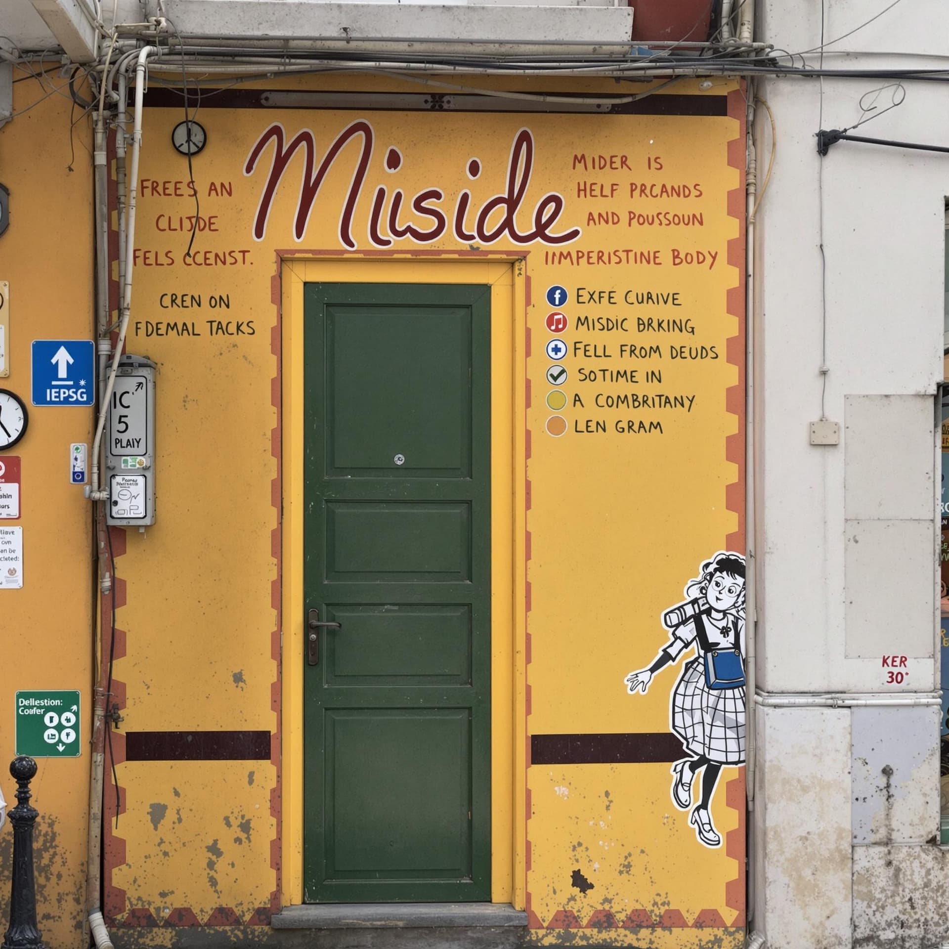 AI generated: mita in Miside
