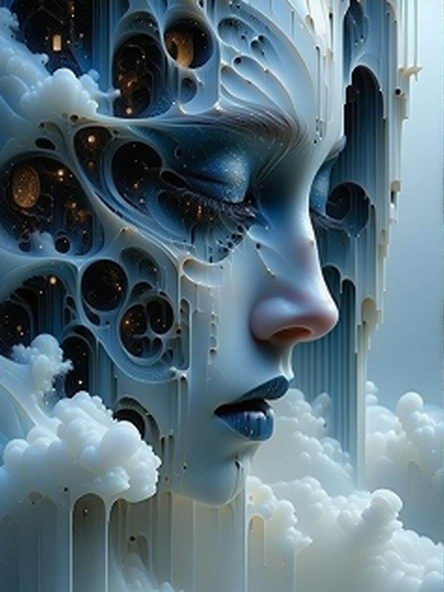 AI generated: /image, randomised, depicting illusion, the Impossible, nonsense, the immaterial, intangible, and fu...