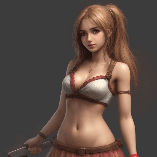 AI generated: a gril