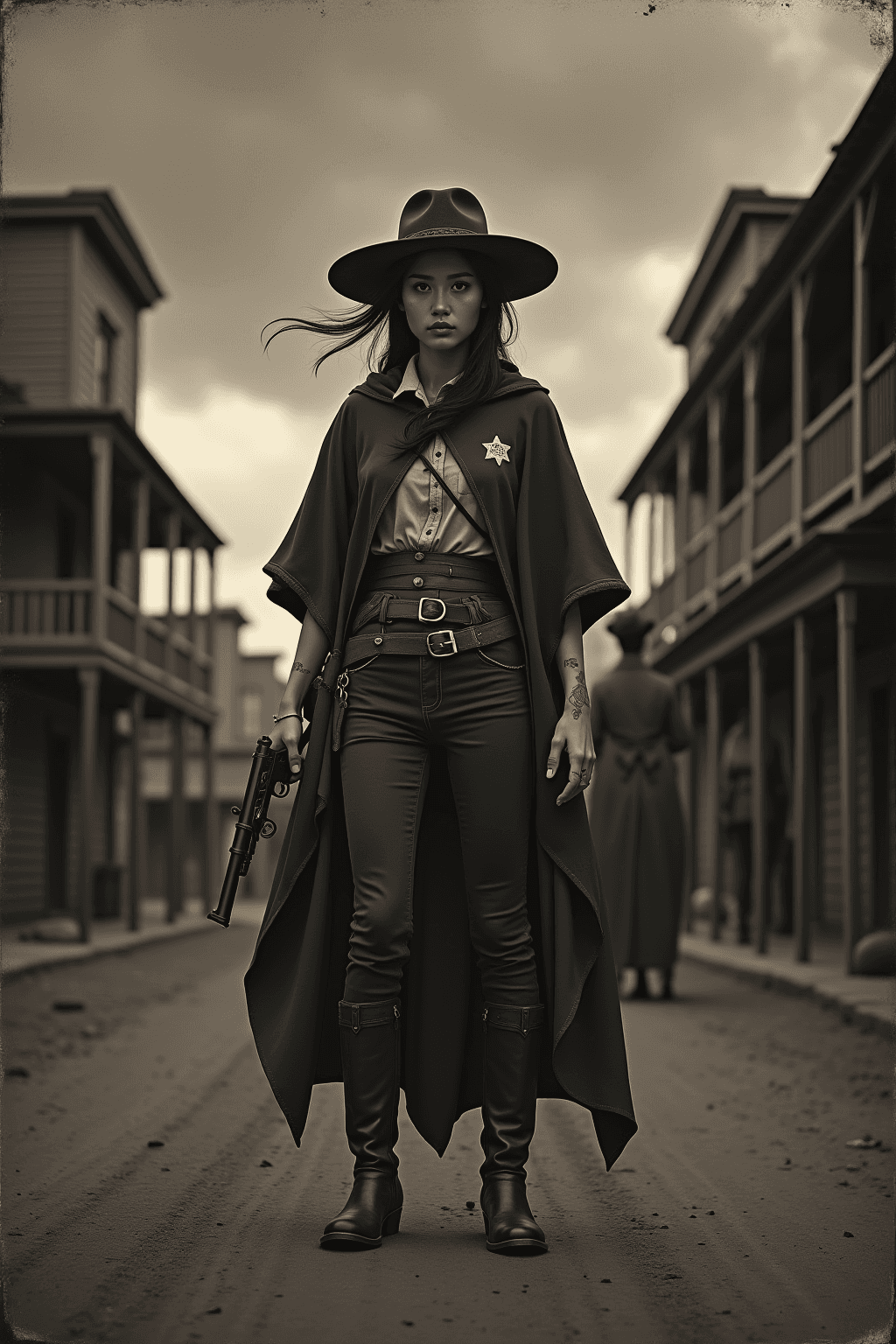 AI generated: Hyper realistic, photo-realism with a vintage 1860s Civil War photographic style, high contrast blac...