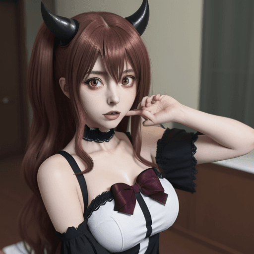 AI generated: anime character girl shinmai maou no testament the testament of sister new devil nonaka yuki girls