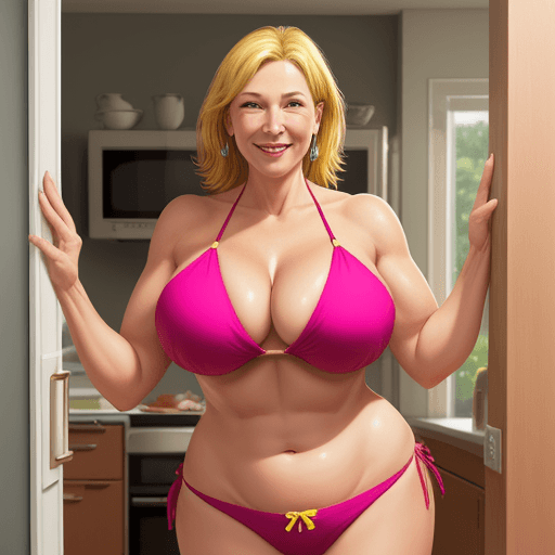 AI generated: Big Bra (Jane Kasmerek) ((Mature Big Body) ), (Bikini) , (Make a Realistic AI Girl with a Confident ...