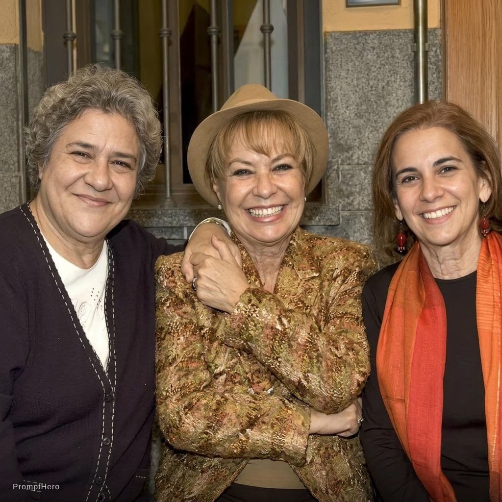 AI generated: haz faceswap de la primera foto con las 3 de despues se totalmente realista ciñete a las caras para ...