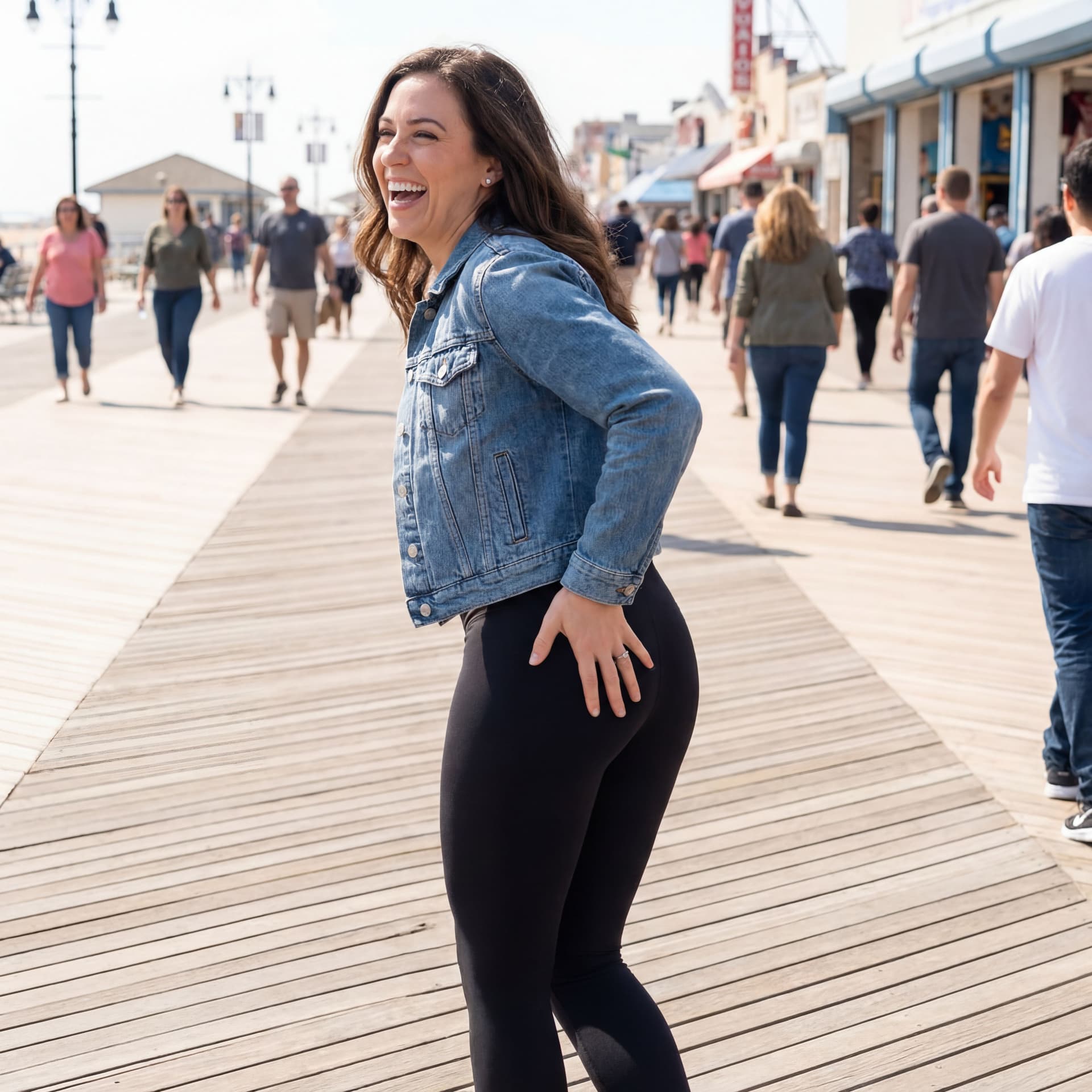 AI generated: Make her slap her ass