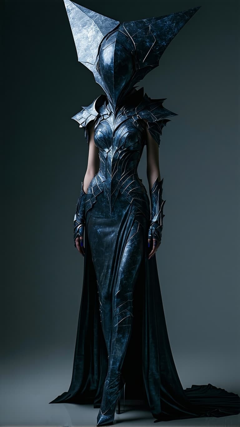 AI generated: "Image is a full-body portrait captured with a Sony A1 50.1 mb using a 200mm lens, of a model wearin...