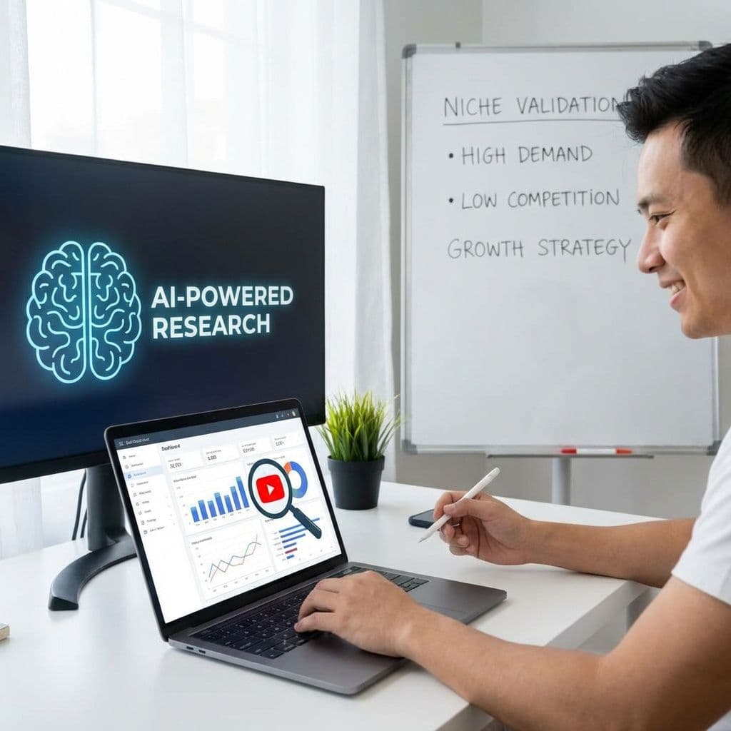 AI generated: Crea una imagen que represente esto: Find Profitable Niches with AI
Learn how to use AI-powered rese...