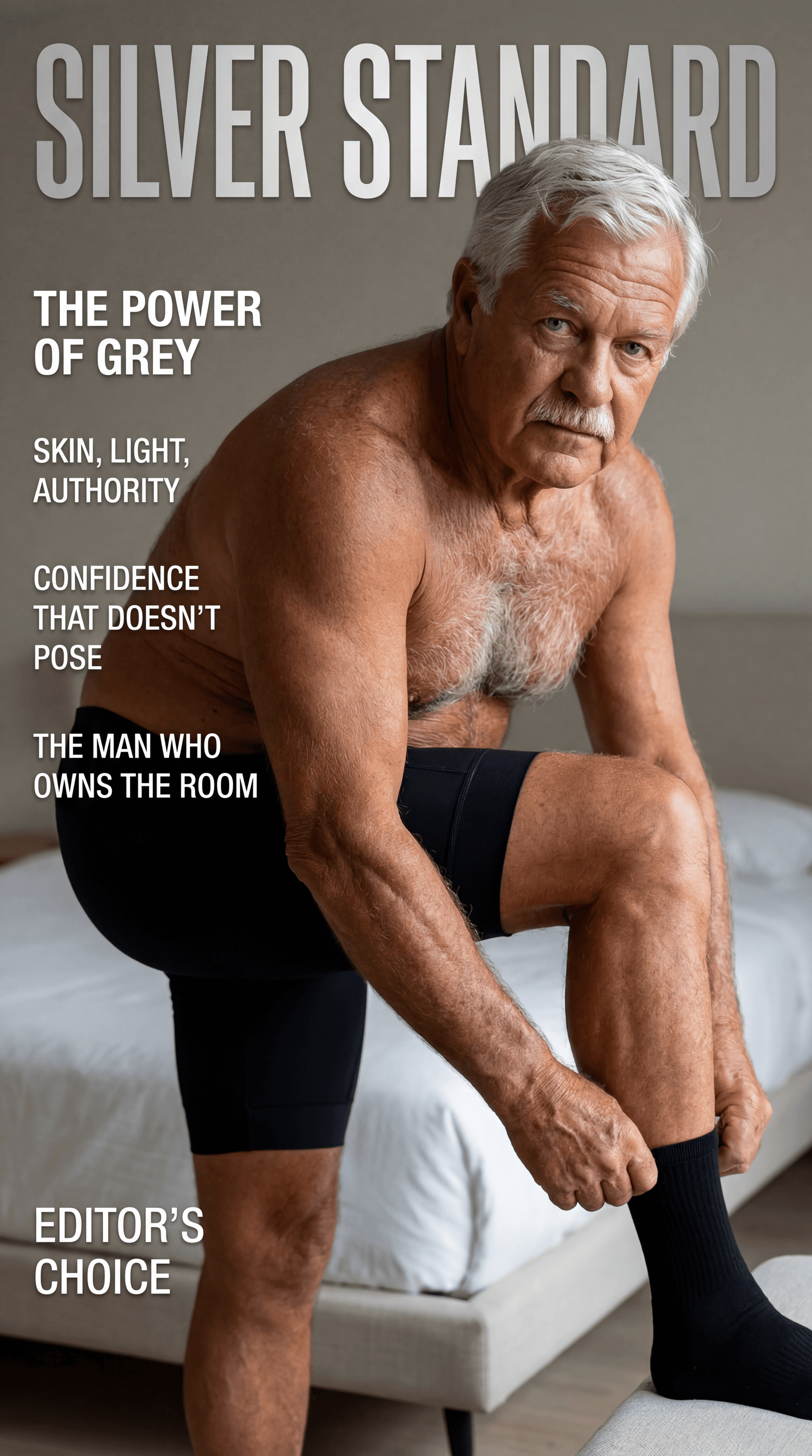 AI generated: FASHION MAGAZINE COVER. NOT CGI. NOT LIFESTYLE.
Ultra-realistic high-end editorial photography with ...