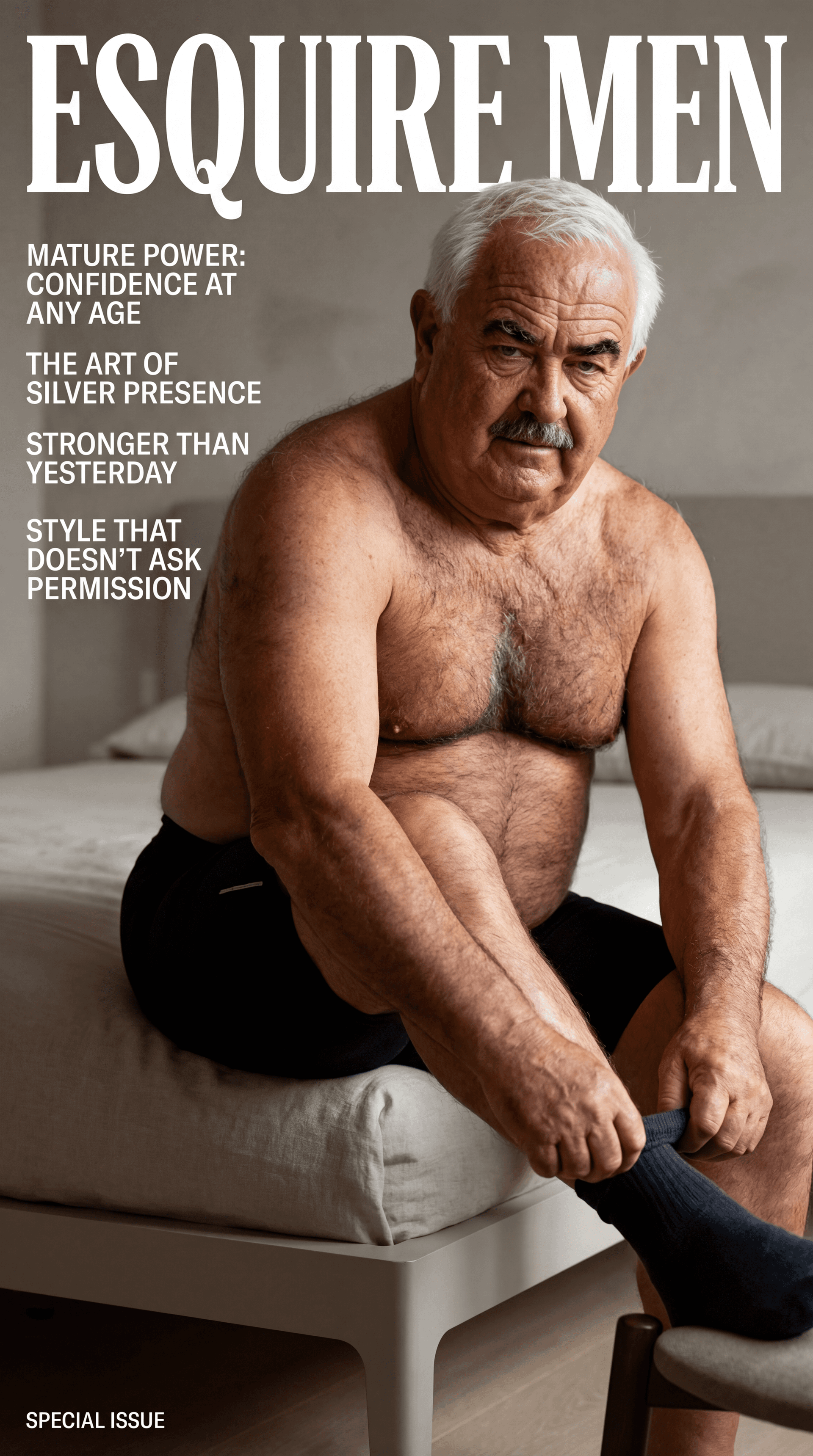 AI generated: FASHION MAGAZINE COVER. NOT CGI. NOT LIFESTYLE.
Ultra-realistic high-end editorial photography with ...