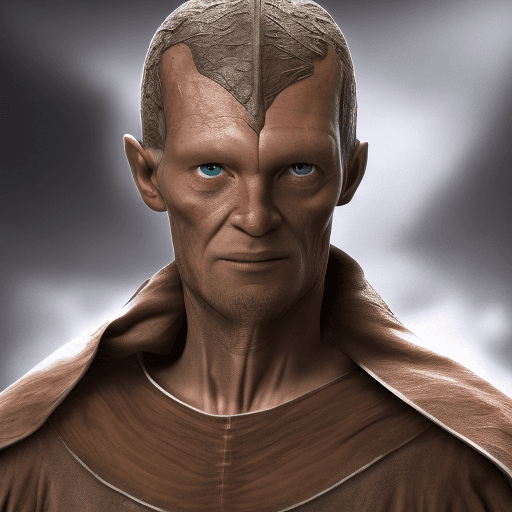 AI generated: Ultra high resolution photography of a medieval Human mutant