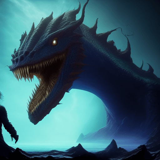 AI generated: Create a vivid scene that transports the reader to a fantastical world within a cinema: Amidst the d...