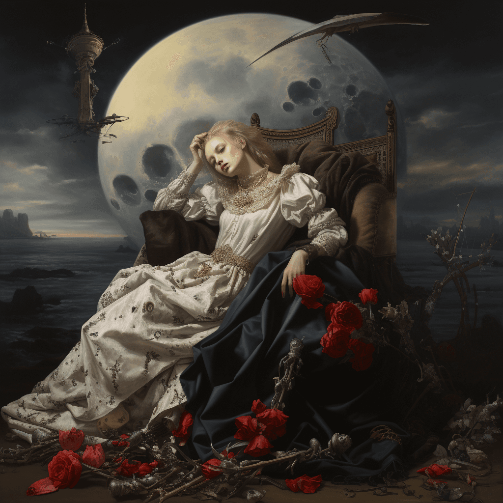 AI generated: Personification of anathema