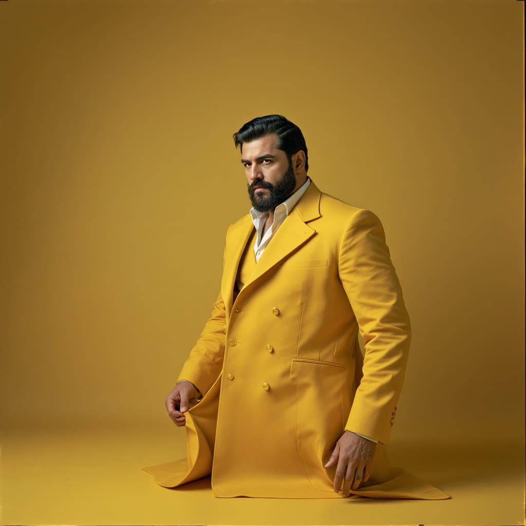 AI generated: fotografia hiper realista de mariano rajoy vestido de torero, fotografia de estudio en color. 