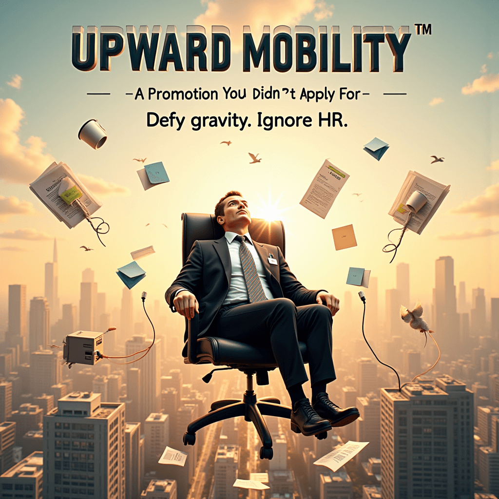 AI generated: Prompt (1024Ã1024, Corporate Satire Poster):