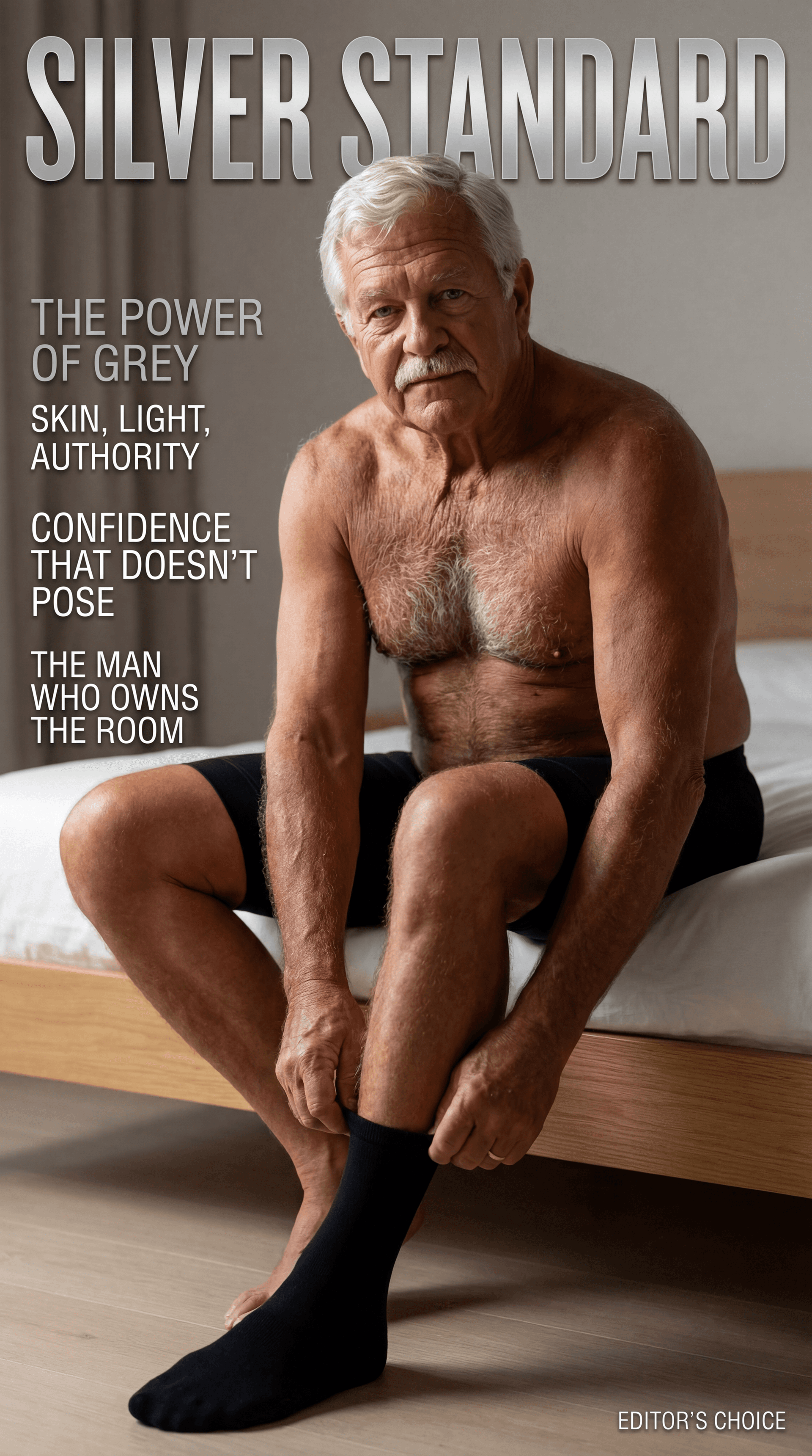 AI generated: FASHION MAGAZINE COVER. NOT CGI. NOT LIFESTYLE.
Ultra-realistic high-end editorial photography with ...