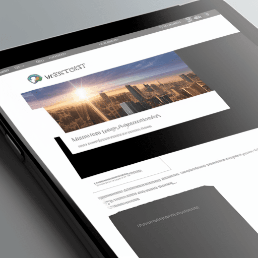 AI generated: Website photo to show work in mobile application development