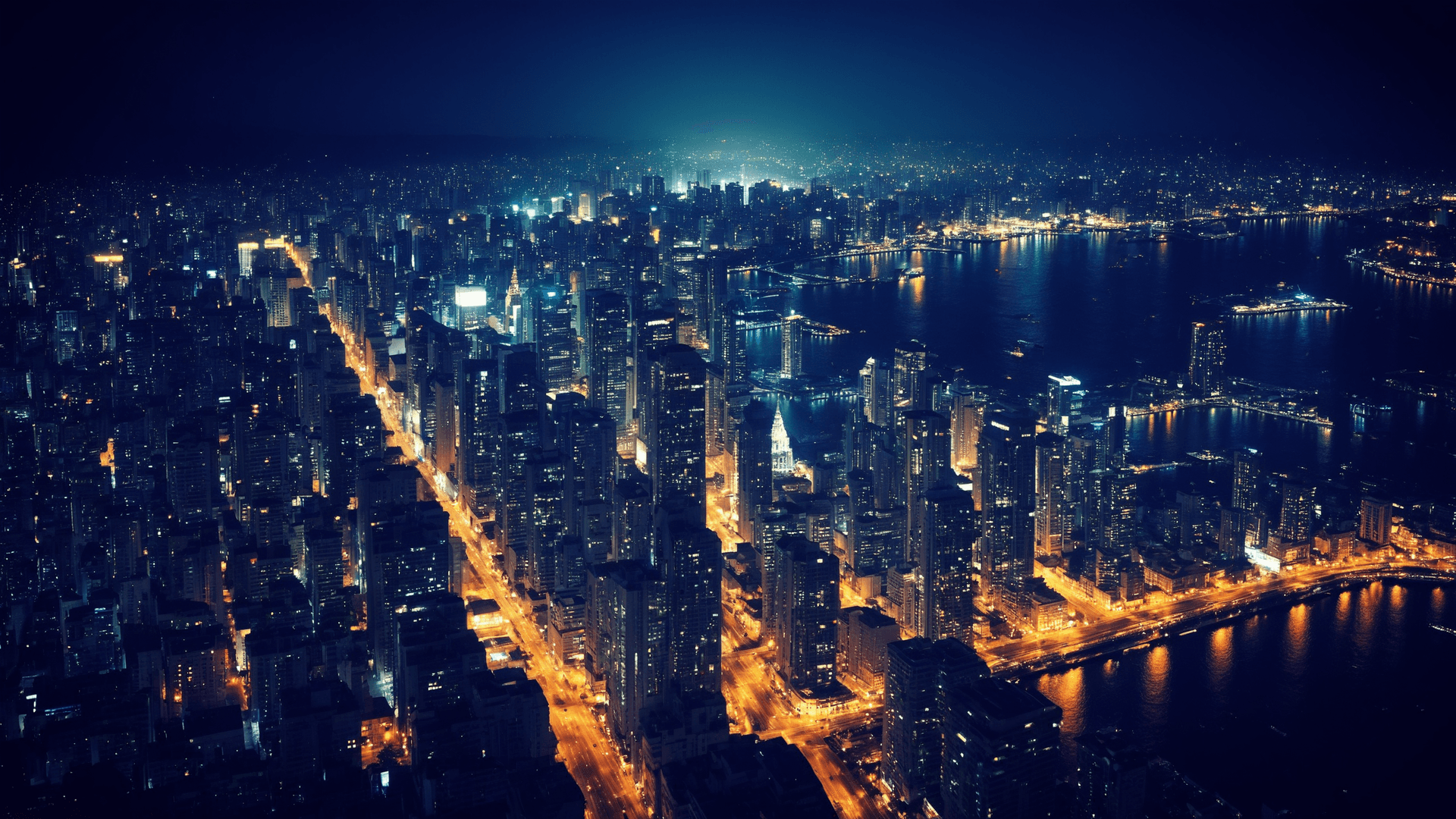 AI generated: beautiful city at night