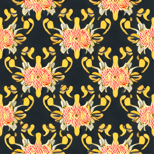 AI generated: seamless pattern, new year
