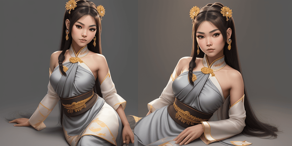 AI generated: --ar 9:16 --stylize 750 --v 6
(Masterpiece) Photograph of a full body Face of a woman with brown eye...