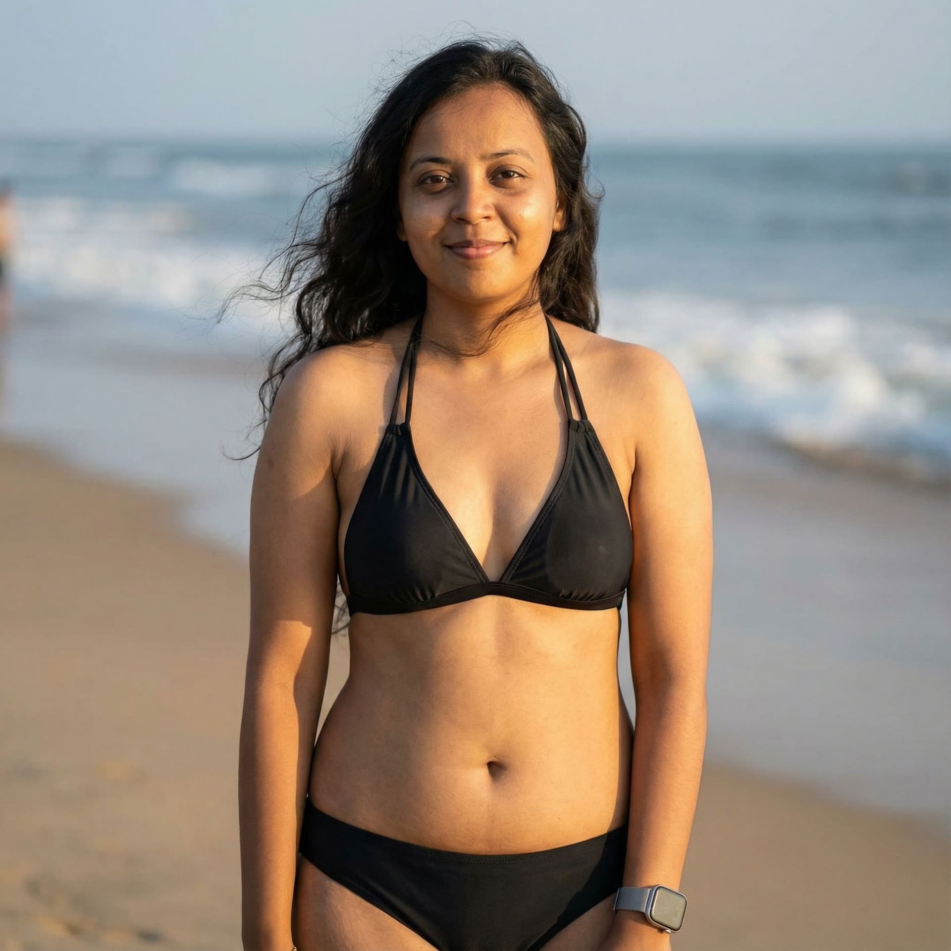 AI generated: Ultra-realistic photographic image of an adult South Asian woman, generated using the uploaded refer...