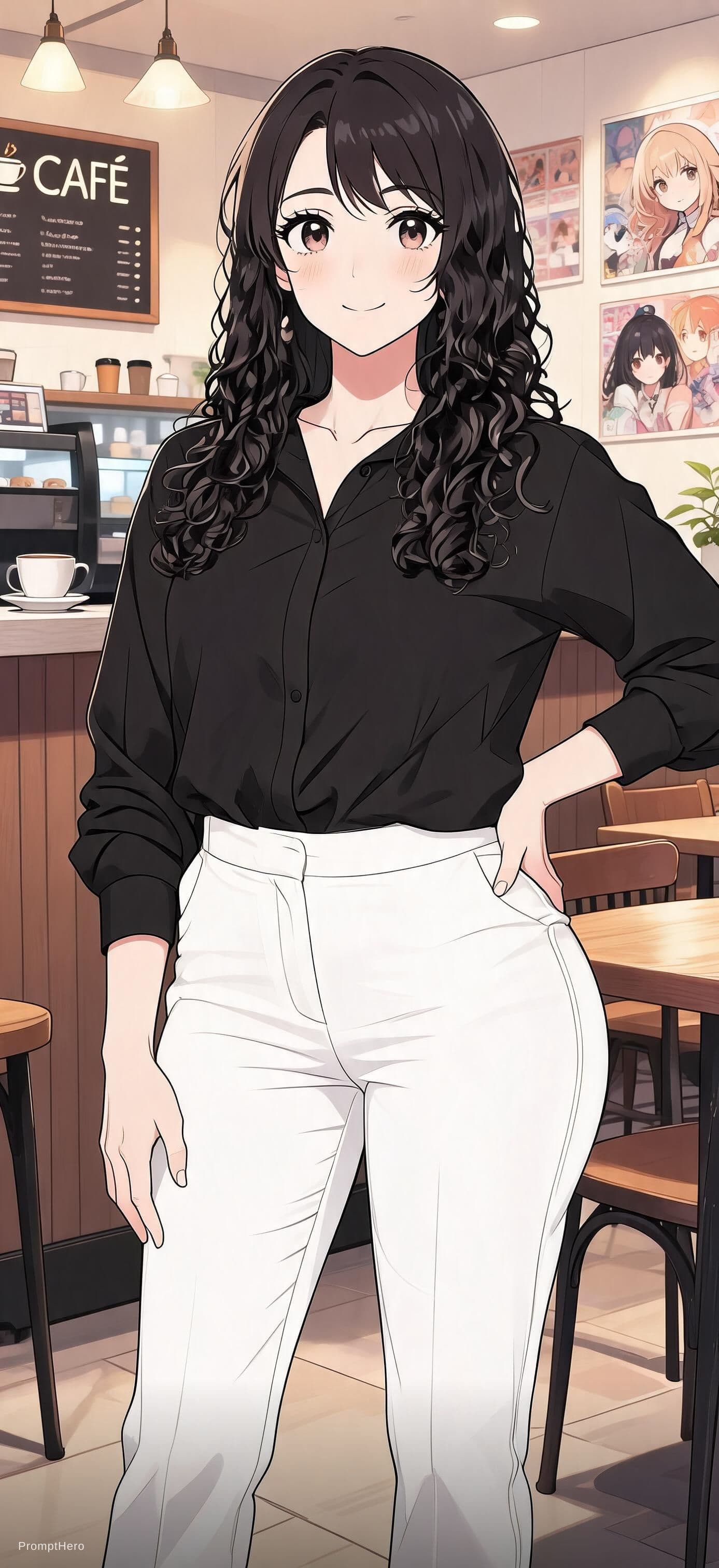 AI generated: amazing anime girl anime style beautiful 21 year old girl, cool cute cute anime girl, cute girl grea...