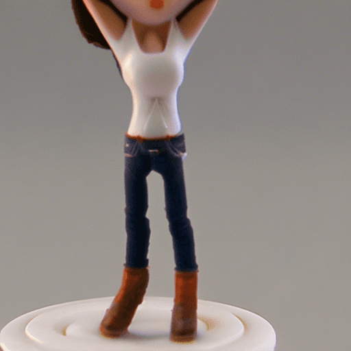 AI generated: white shirt, jeans,  country girl, standing on roof (detailed skin 1,0) 