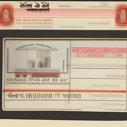 AI generated: Indian Railway ticket of general of train name magadh express 