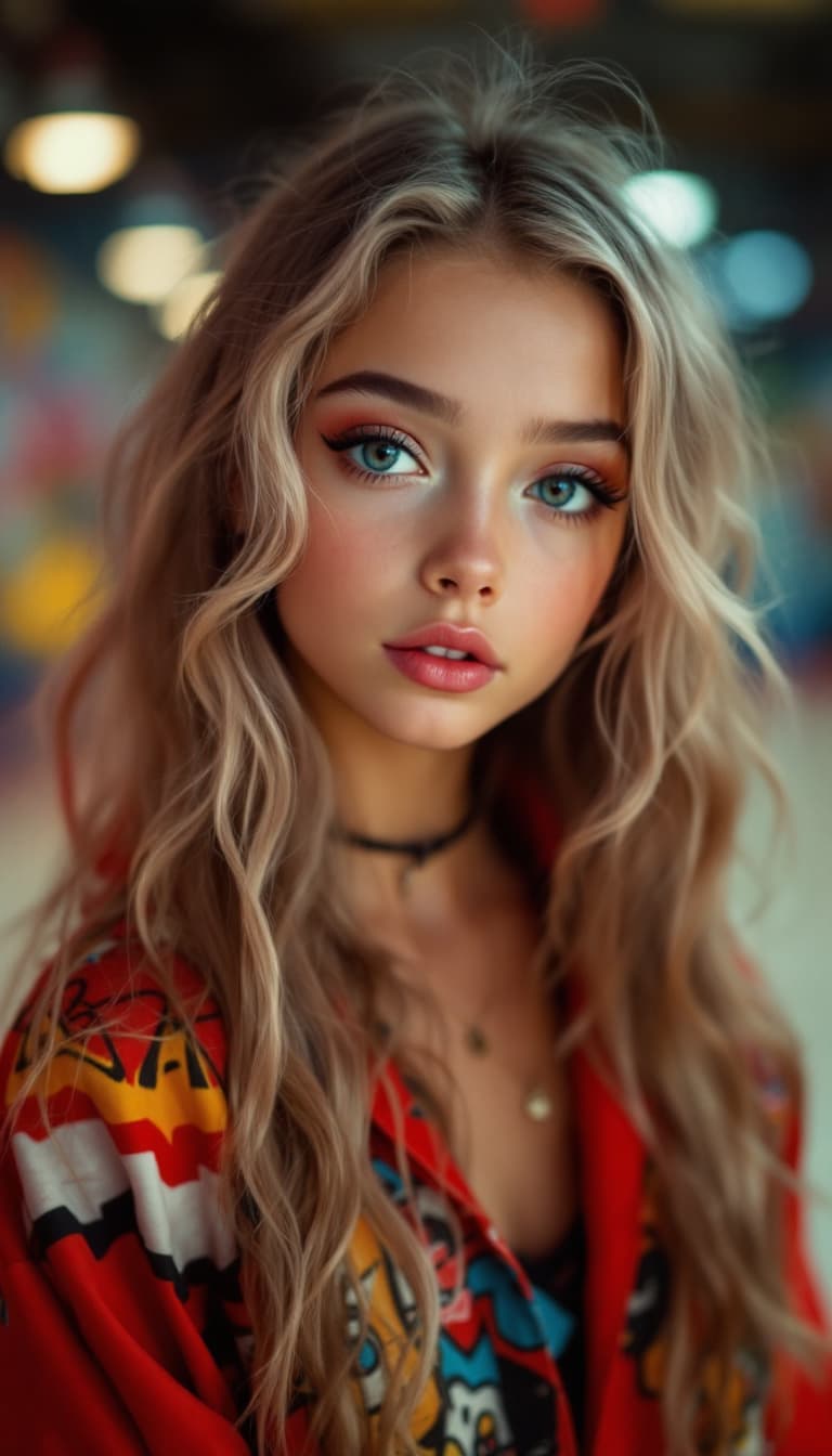AI generated: a professional photo of a exceptionally of the most beautiful American girl in the world, (age 11), ...
