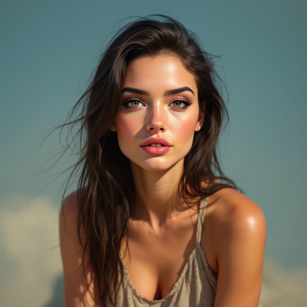 AI generated: caricature of a woman,realism,8k

