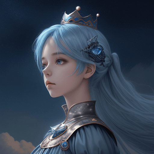 AI generated: Art lighting, contrast color, photorealistic, detailed, composition, 1Girl, solo, sky blue hair, unu...