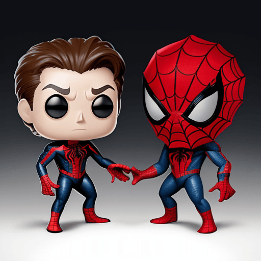 AI generated: funko pop Spider man dynamics