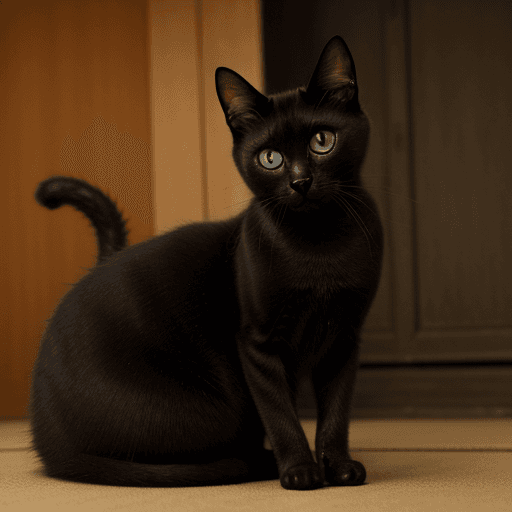 AI generated: a siamese samourai cat