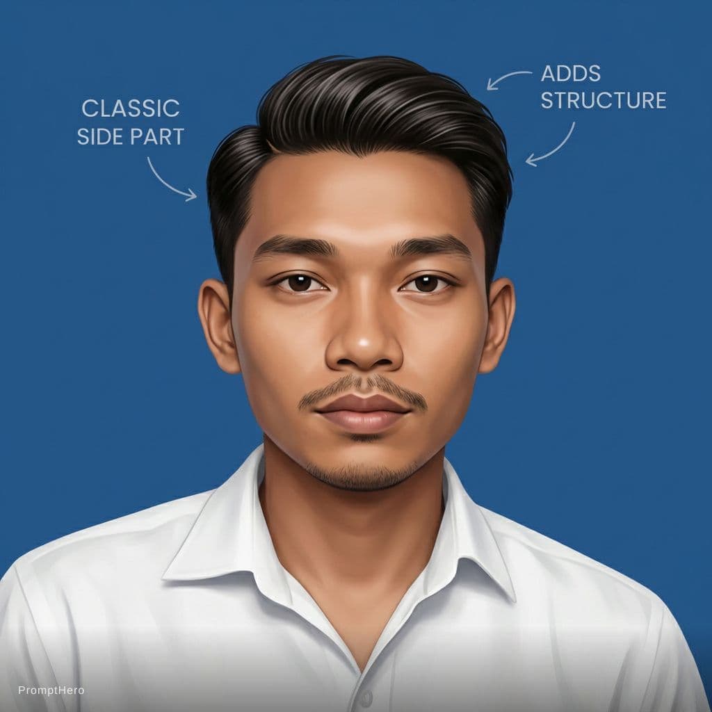 AI generated: Analyse my face suggest my hairstyle create graphics
