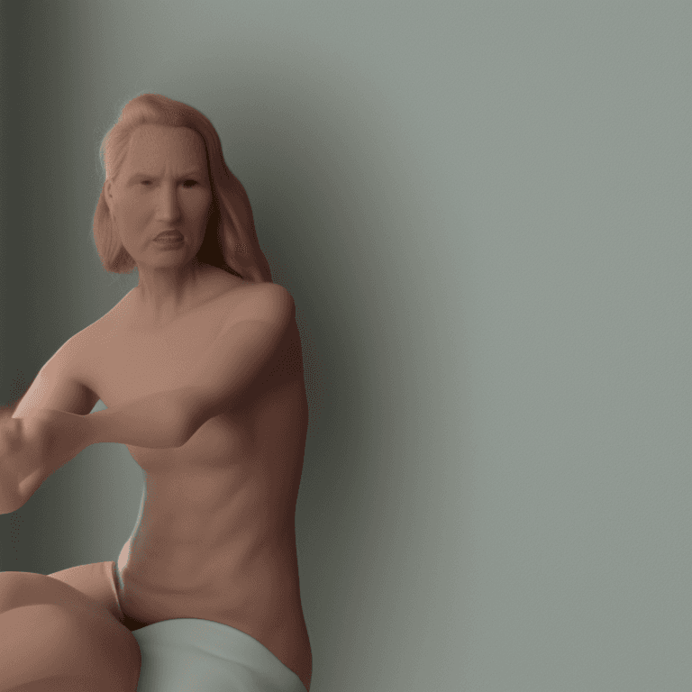 AI generated: Mature white woman, spreading legs, view from plongee camera, missionary anal, huge dildo fucking he...