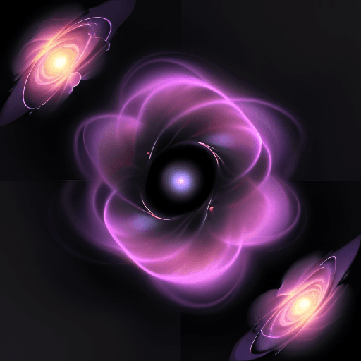 AI generated: Quantum Blossoms”: Picture otherworldly blossoms blooming on the event horizon of a black hole. Thei...