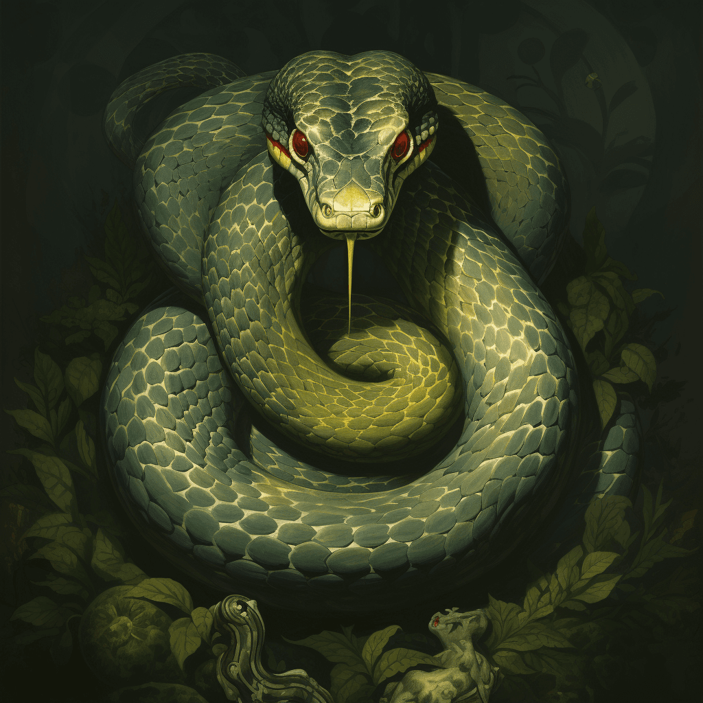 AI generated: serpent 