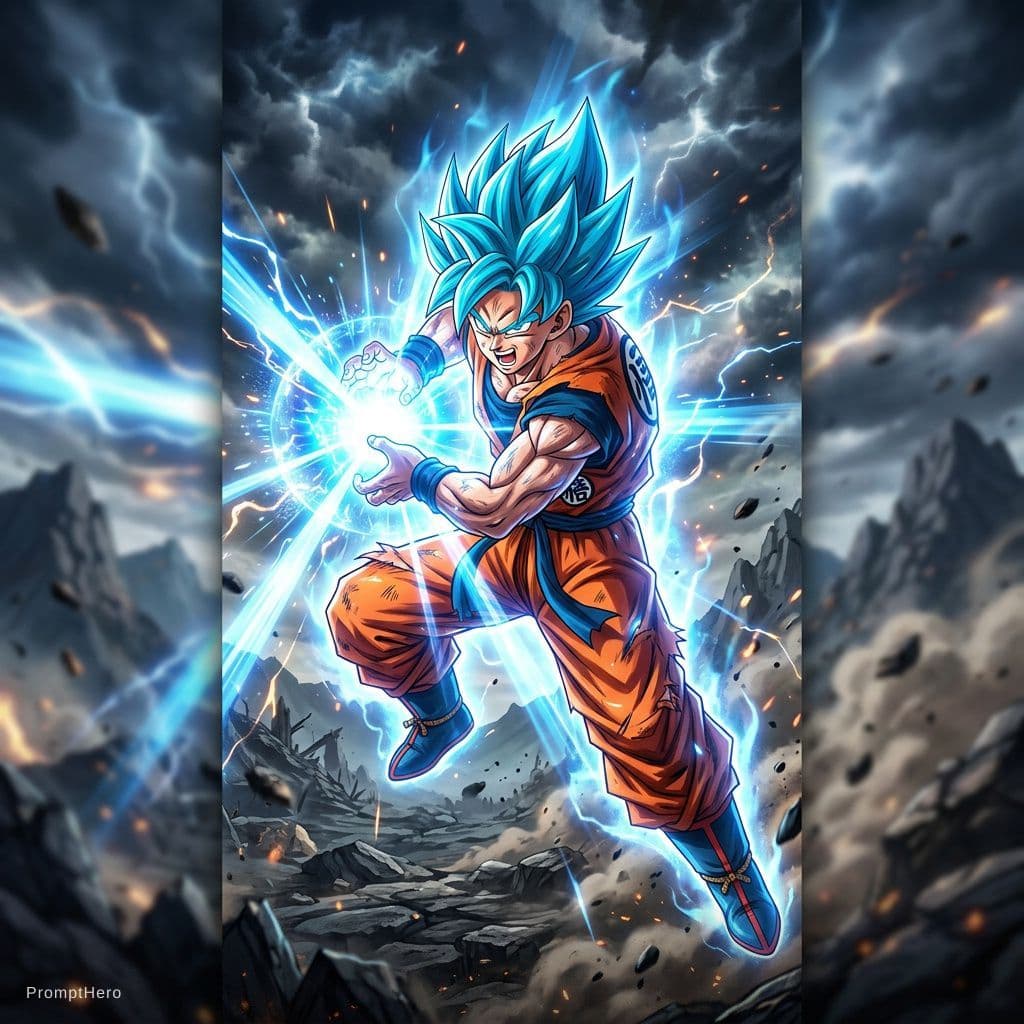 AI generated: @Son_goku wallpaper 
