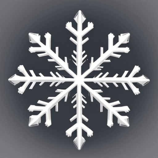 AI generated: snowflake 