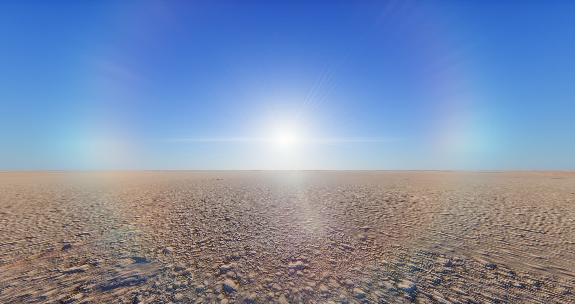 AI generated: Desert with stones, cinematic, high-resolution, breathtaking CGI, optimal perspective, detailed craf...