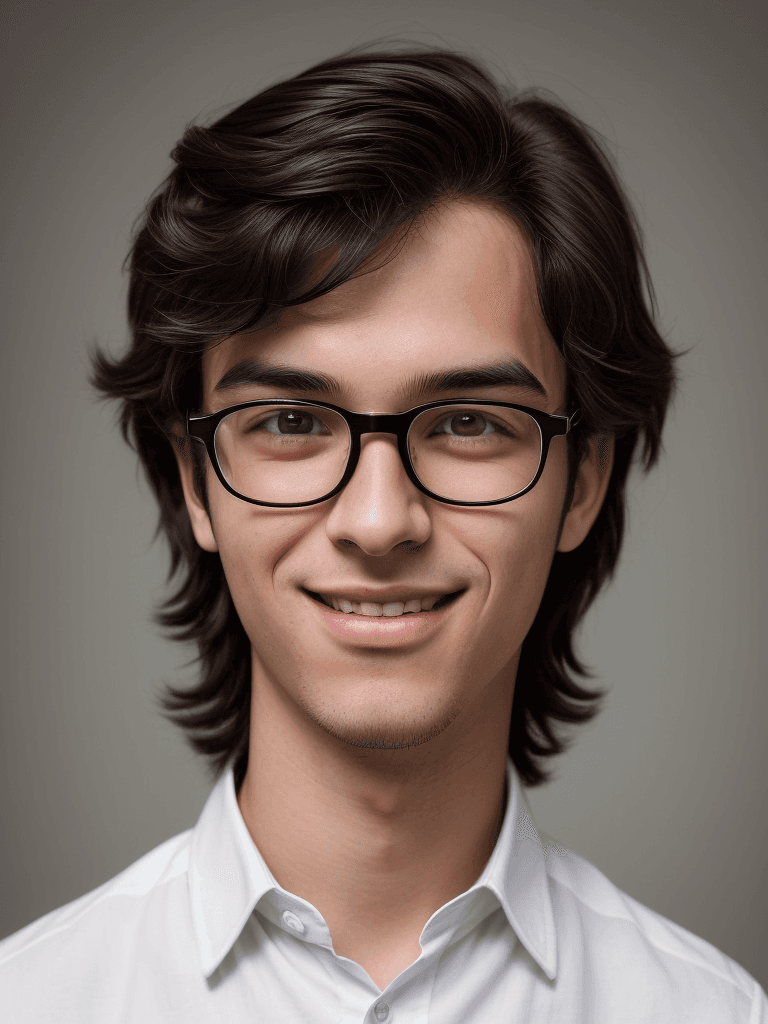 AI generated: Craft a high-resolution portrait of a young adult male exuding a subtle yet unmistakable confidence....