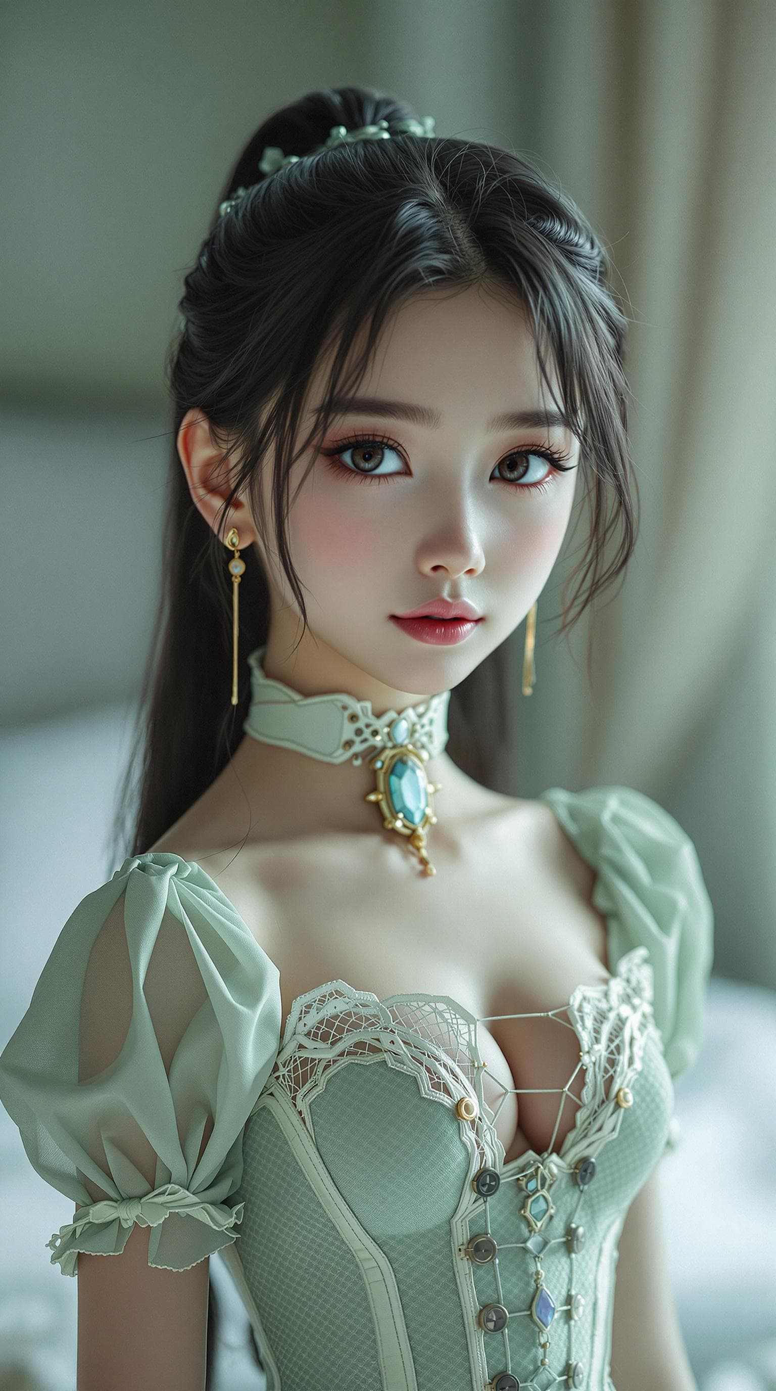 AI generated: 


a professional photo of a exceptionally beautiful girl in the world (age 10), (ten year old), nor...