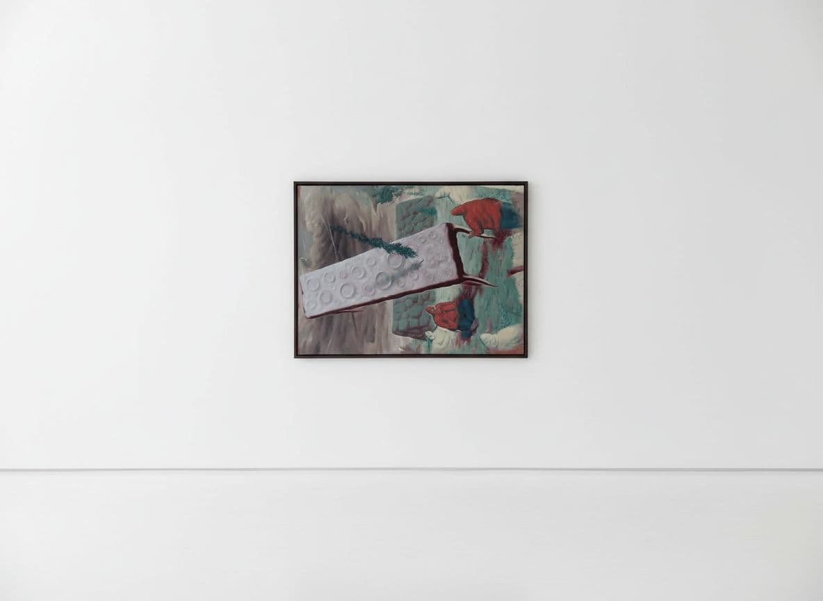 AI generated: turn this image into a whitewall gallery studio photo, close to the frame, just the painting