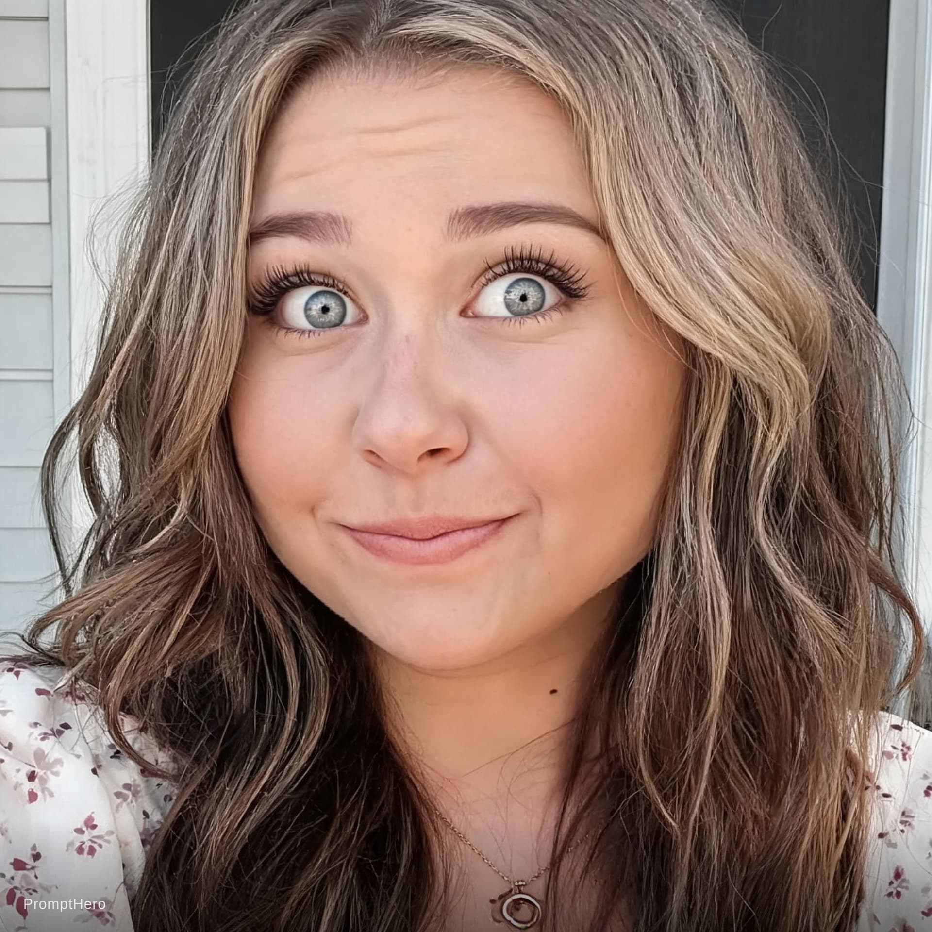 AI generated: Make all of the eyes crossed eyed in all the photos
