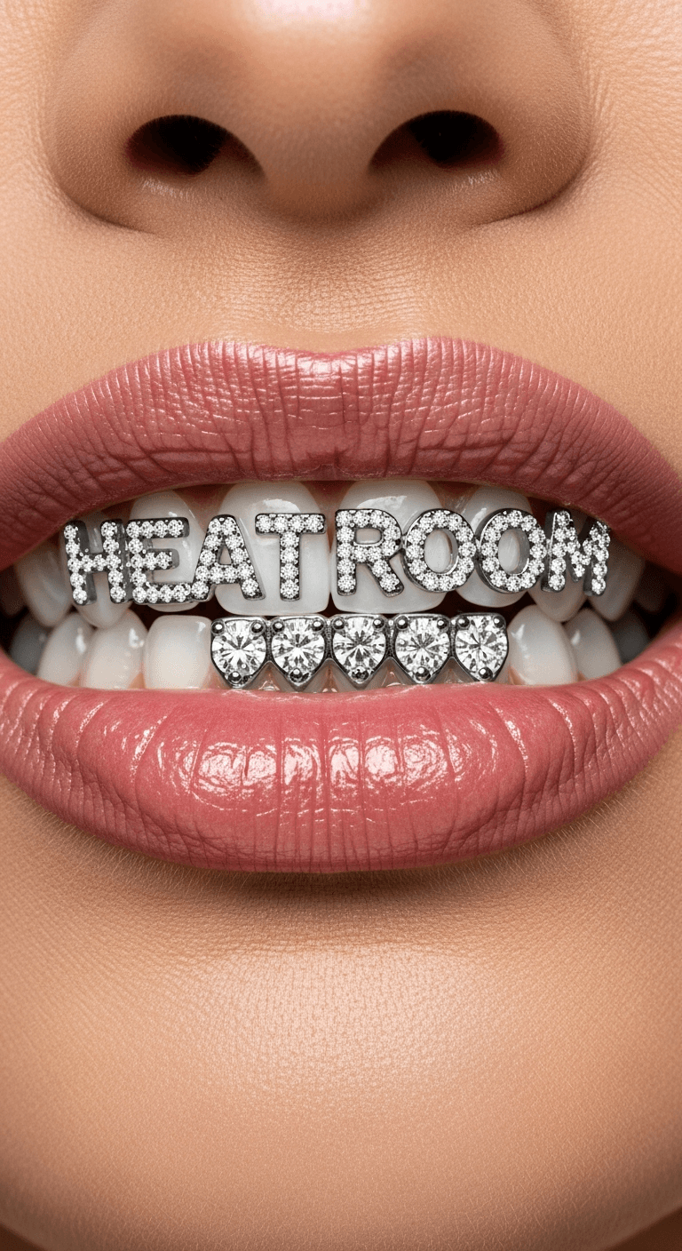 AI generated: Extreme close-up of a woman’s mouth only, no face visible. Full, thick lips with a glossy finish, li...