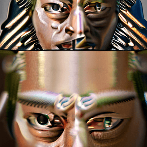 AI generated: Detailed and realistic portrait of beautiful man ainu japanese, soft natural lighting,  looking at v...