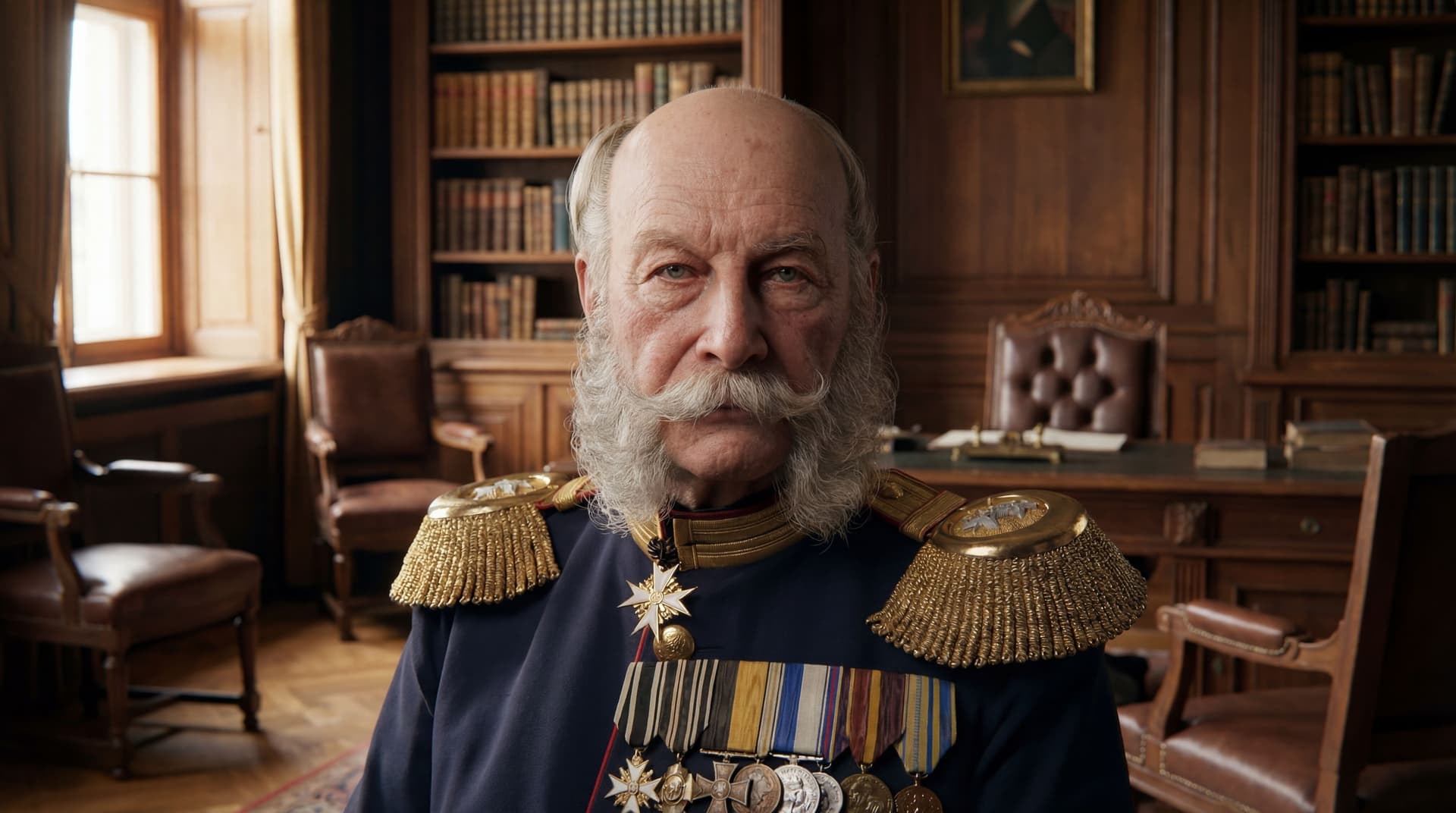 AI generated: Make wide angle. And eliminate CGI look. Reconstruct him to look as  real photograph person no CGI.