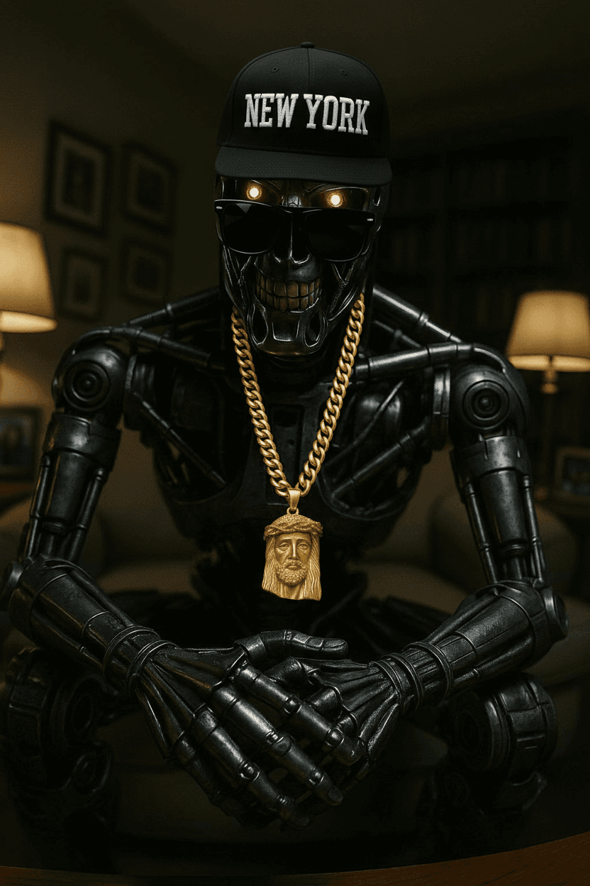 AI generated: Add the accessories to the robot