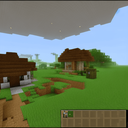 AI generated: - Introduce Alex, the young villager, and the tranquil village of Endermoor. minecraft. story book
